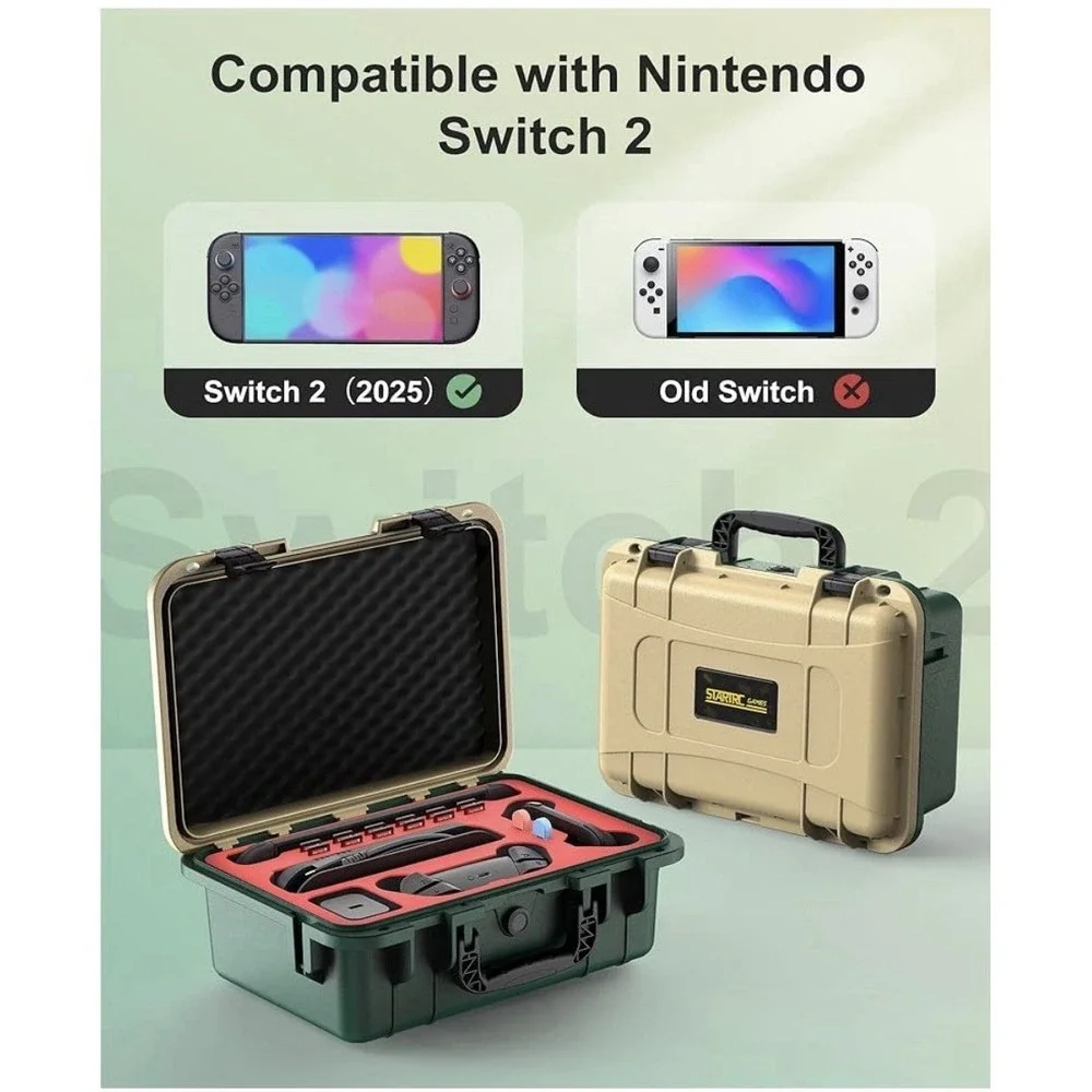 STARTRC GAMES Hard Carrying Case for Nintendo Switch‎ 2, Professional Deluxe